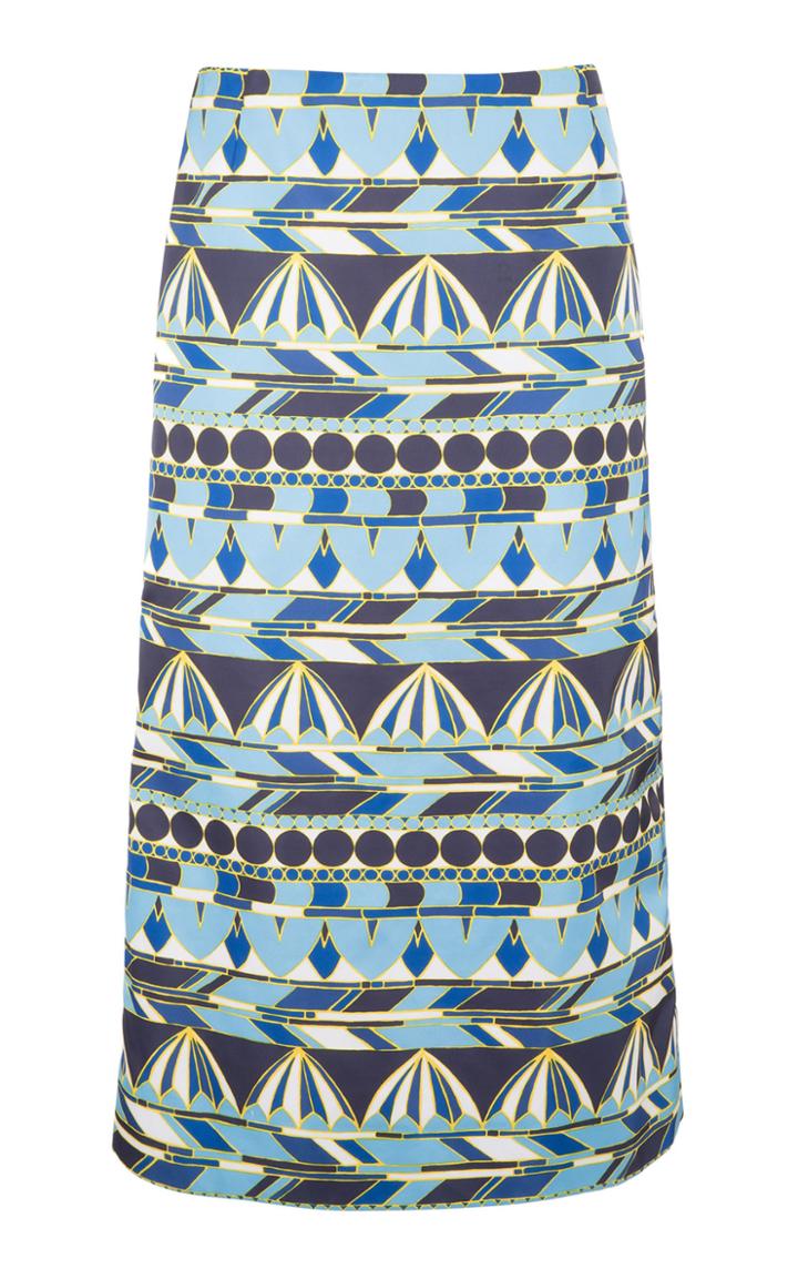 La Doublej Print Pencil Skirt