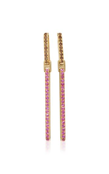 Qayten X.f. Fuchsia Sapphire Earrings
