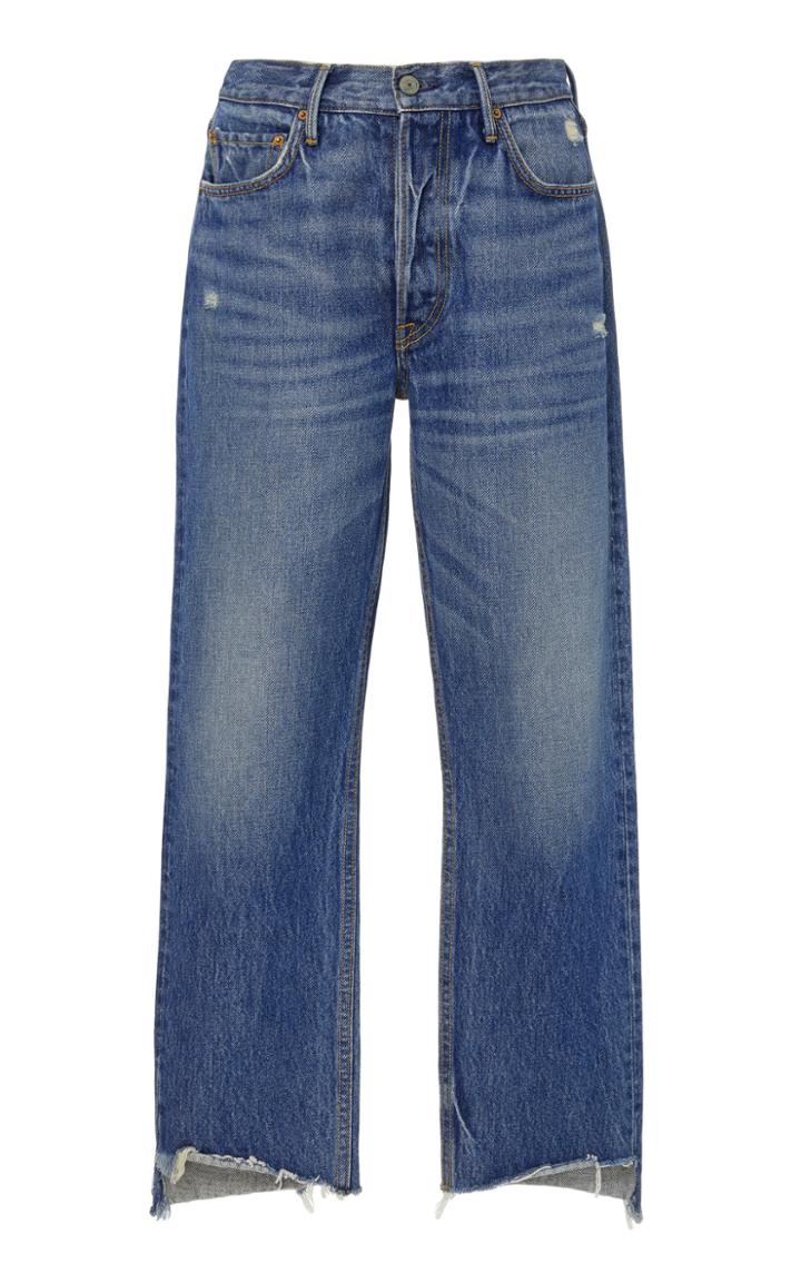 Grlfrnd Denim Helena High-rise Straight-leg Jeans