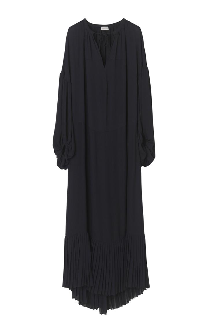 By Malene Birger Selinah Solid Viscose Crepe Dress