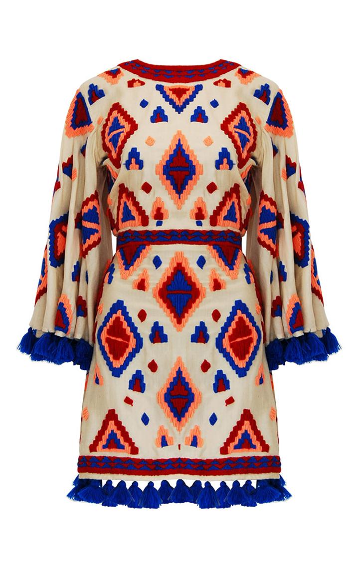Mochi Isula Wing Sleeved Mini Dress