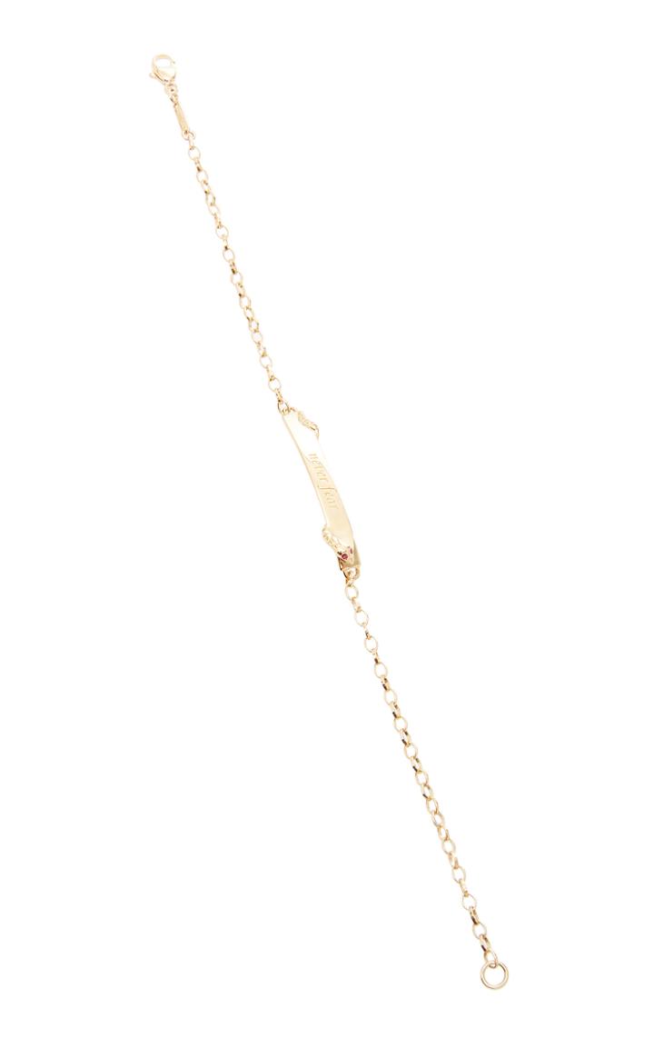 Monica Rich Kosann 18k Gold And Ruby Bracelet