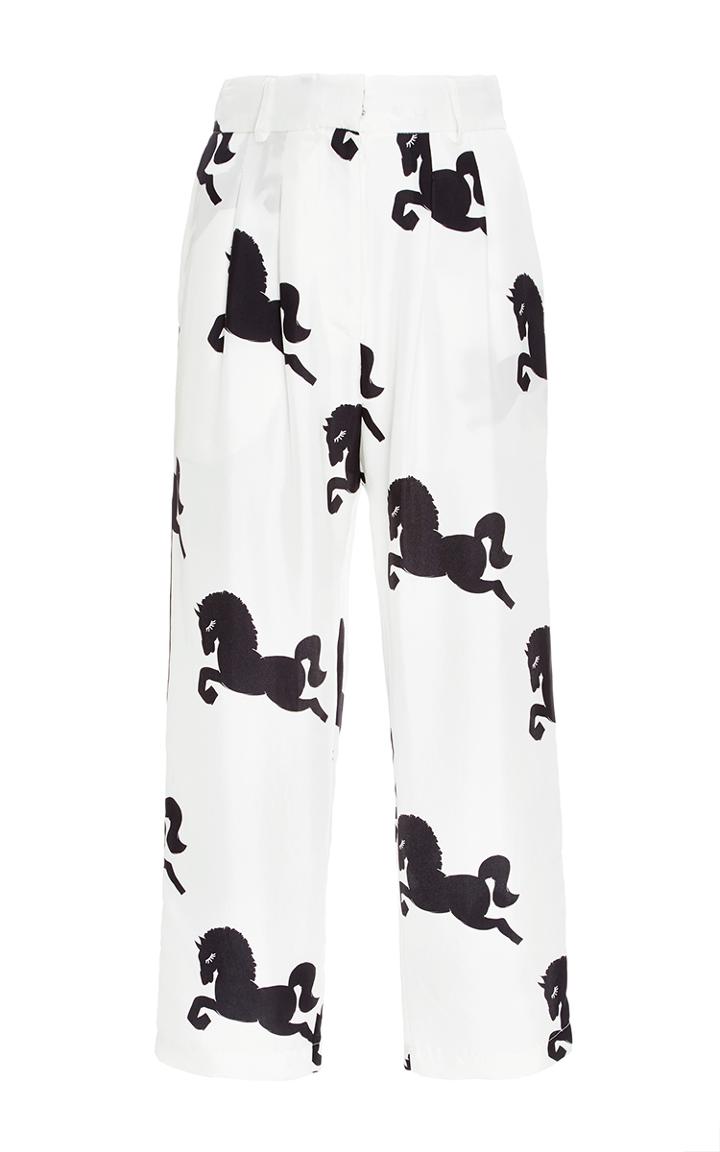 Macgraw Black Horse Cigar Crop Pant