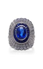 Jessica Mccormack Daisy Sapphire And Diamond Ring