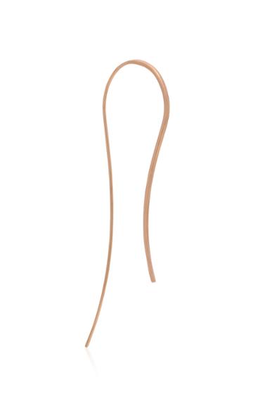 White/space Lenny 14k Rose Gold Single Earring