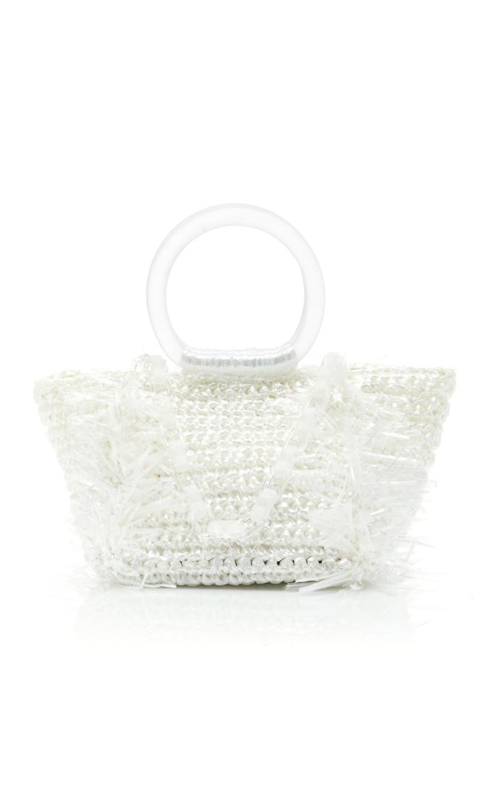 Moda Operandi Carolina Santo Domingo Corallina Raffia Bag