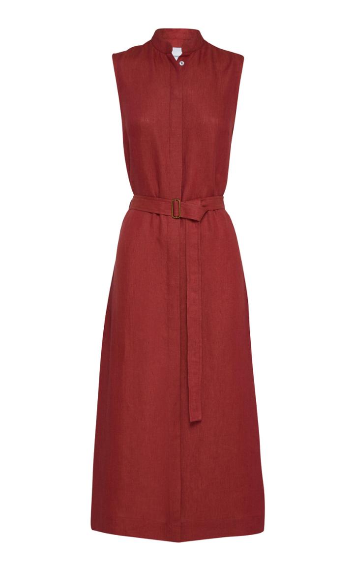 Moda Operandi Bondi Born Utility Sleeveless Linen Tunic Size: Xs