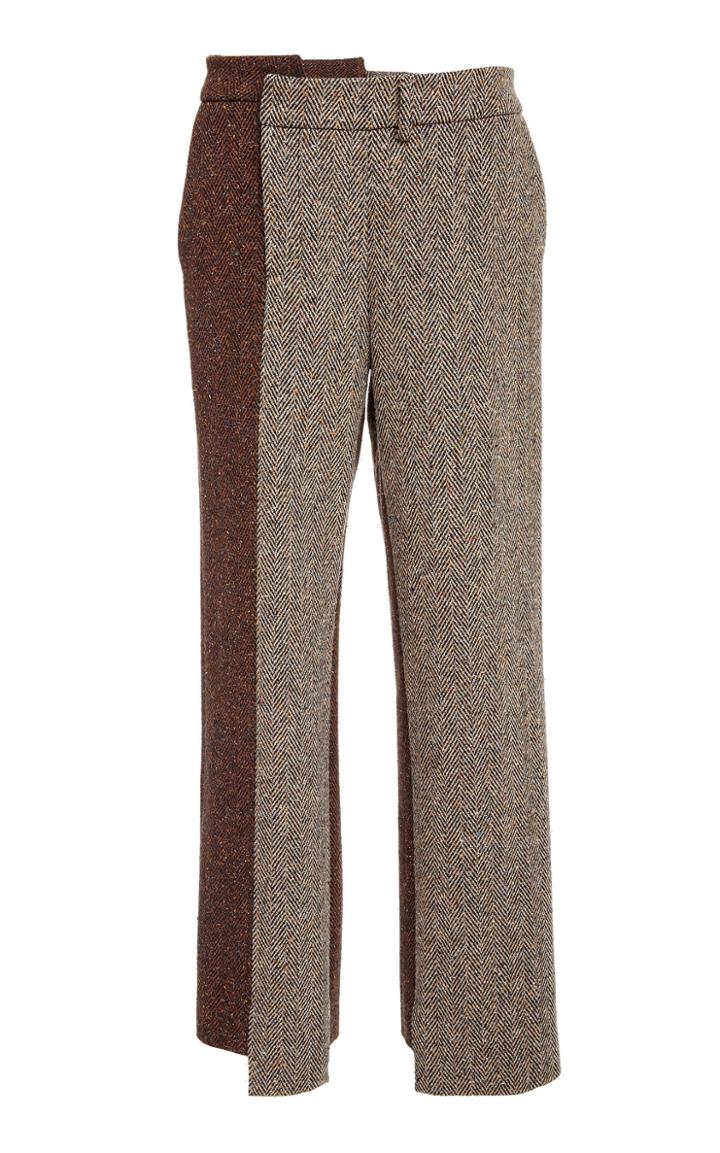 Monse Two Tone Wool-blend Pants