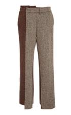 Monse Two Tone Wool-blend Pants