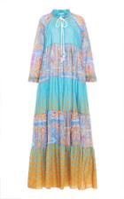 Moda Operandi Eywasouls Malibu Cora Printed Tiered Ruffle Cotton Dress Size: Xs/s