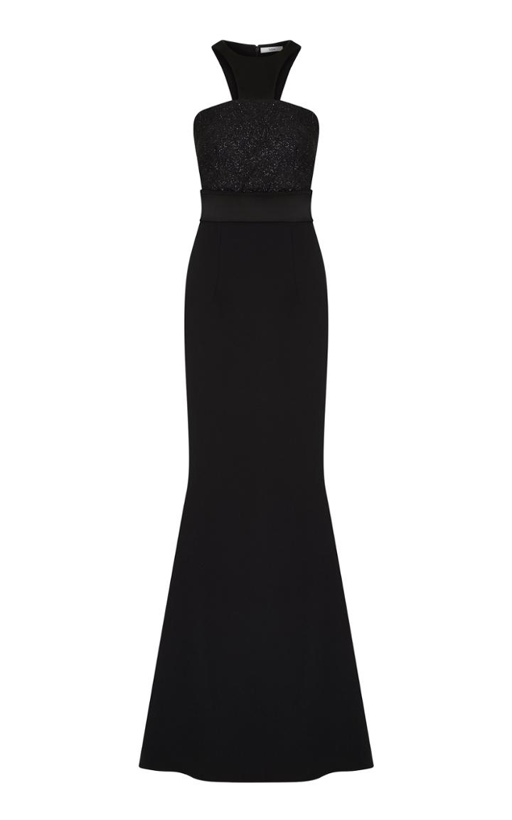 Moda Operandi Safiyaa Melia Crystal Sparkle Mesh Dress