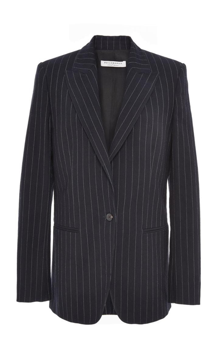 Philosophy Di Lorenzo Serafini Classic Pinstripe Blazer