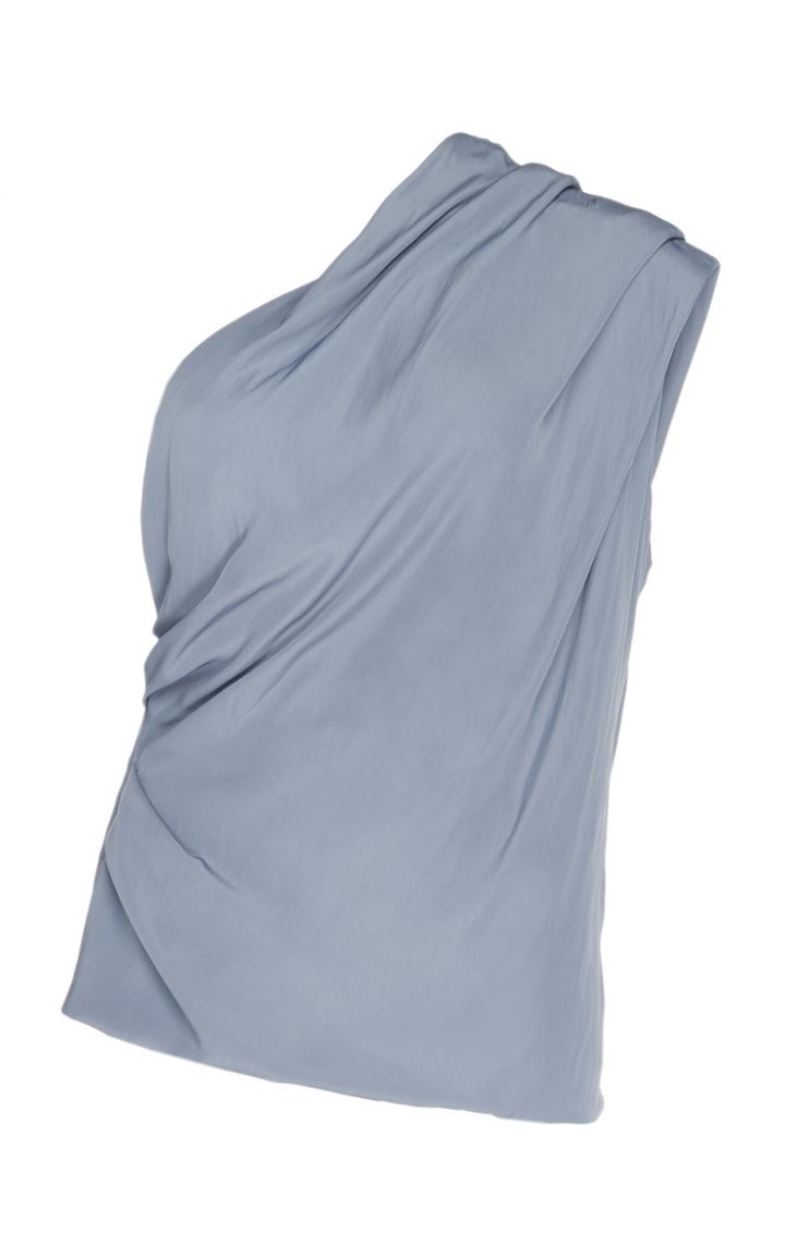 Lanvin One-shoulder Draped Top