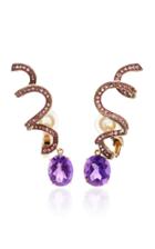 Luz Camino Exclusive Pink Ribbon Earrings