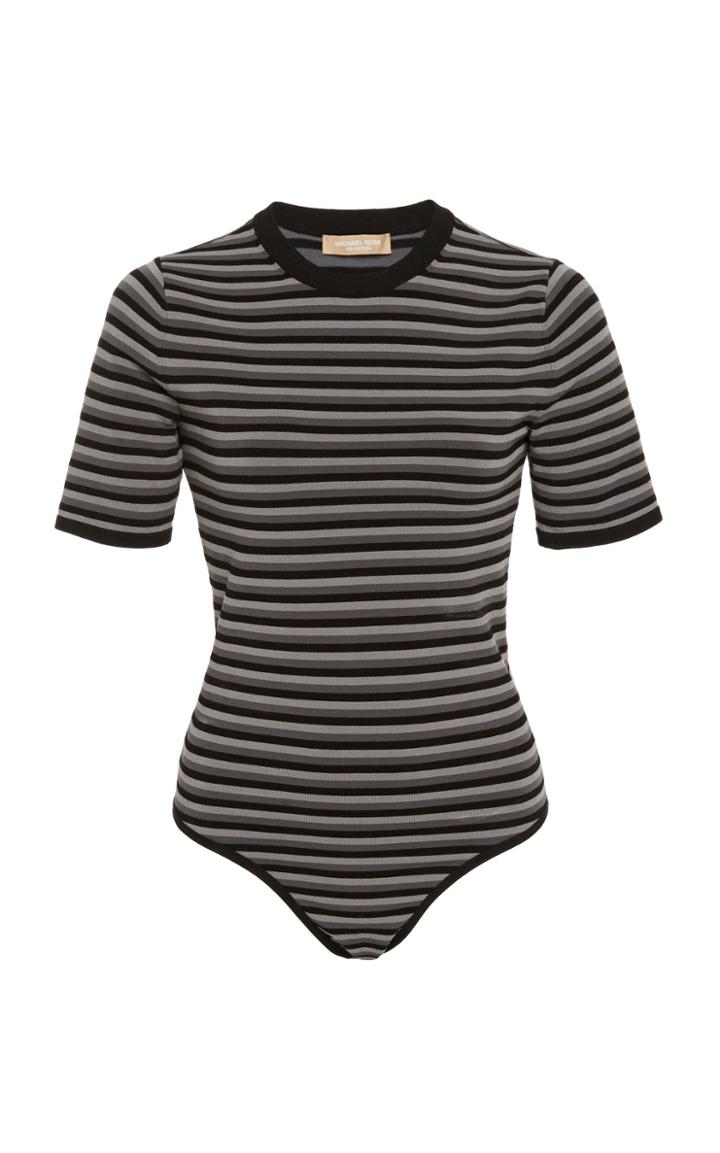 Michael Kors Collection Carolina Herrera Long Sleeve Knot Blouse