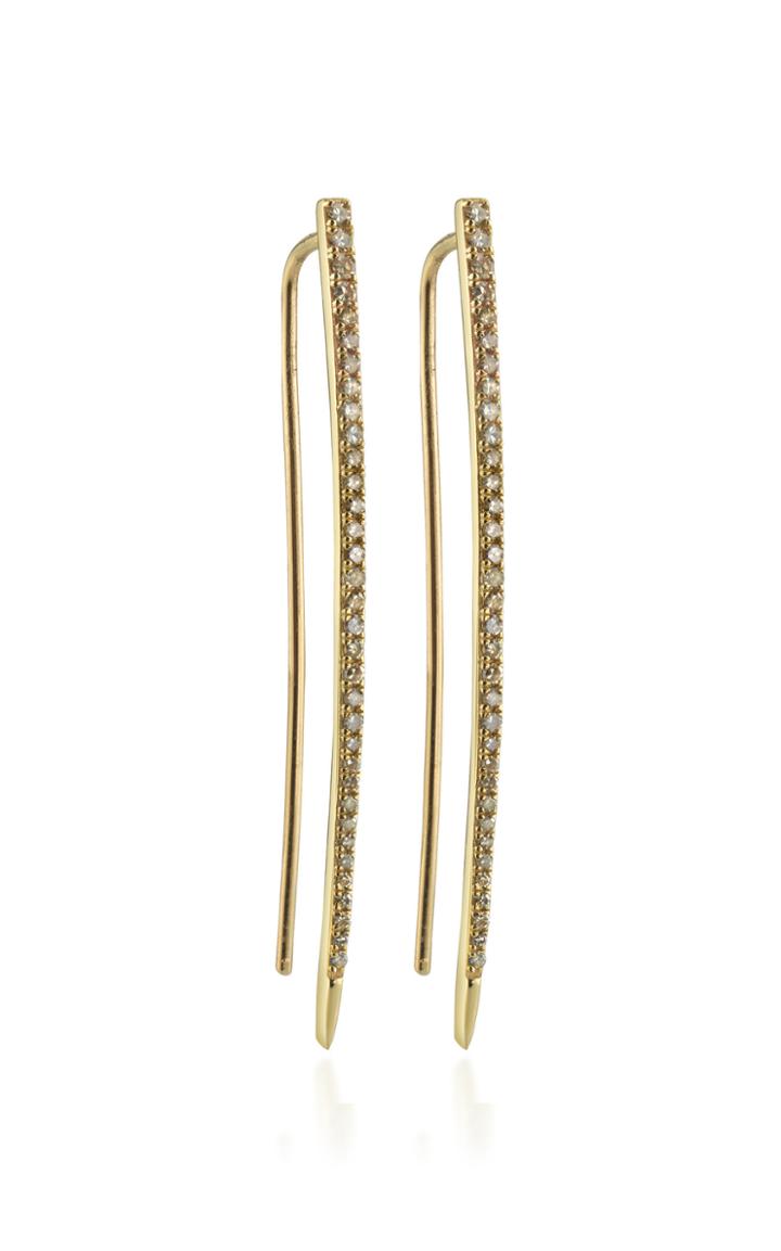 Sheryl Lowe 14k Gold Diamond Earrings