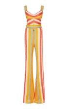 Peter Pilotto Striped Stretch-jersey Wide-leg Jumpsuit