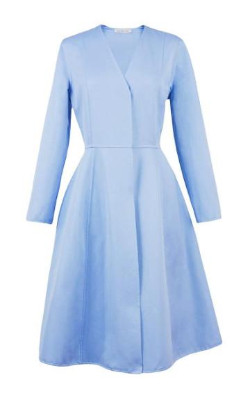 Esme Vie  Sky Blue Princess Midi Coat Sky Blue