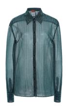 Moda Operandi Missoni Striped Collared Shirt Size: 44