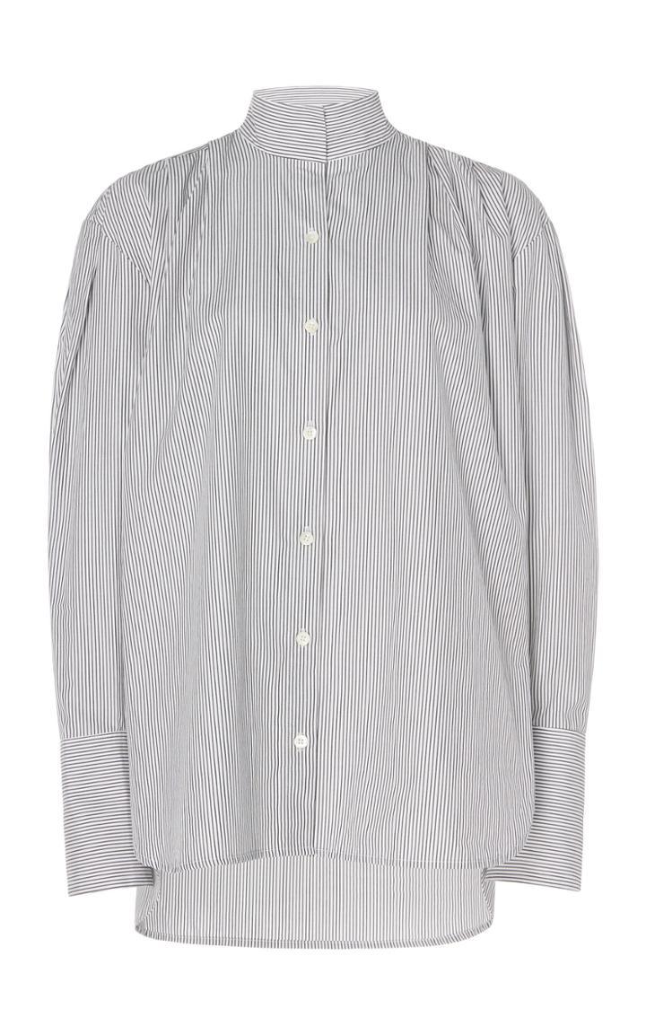 Frame Striped Cotton-poplin Shirt Size: Xs