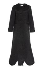 Ryan Lo Scallop Edge Quilted Coat Dress