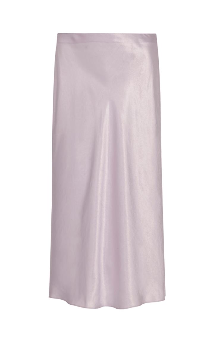 Vince Satin Midi Skirt Size: Xs