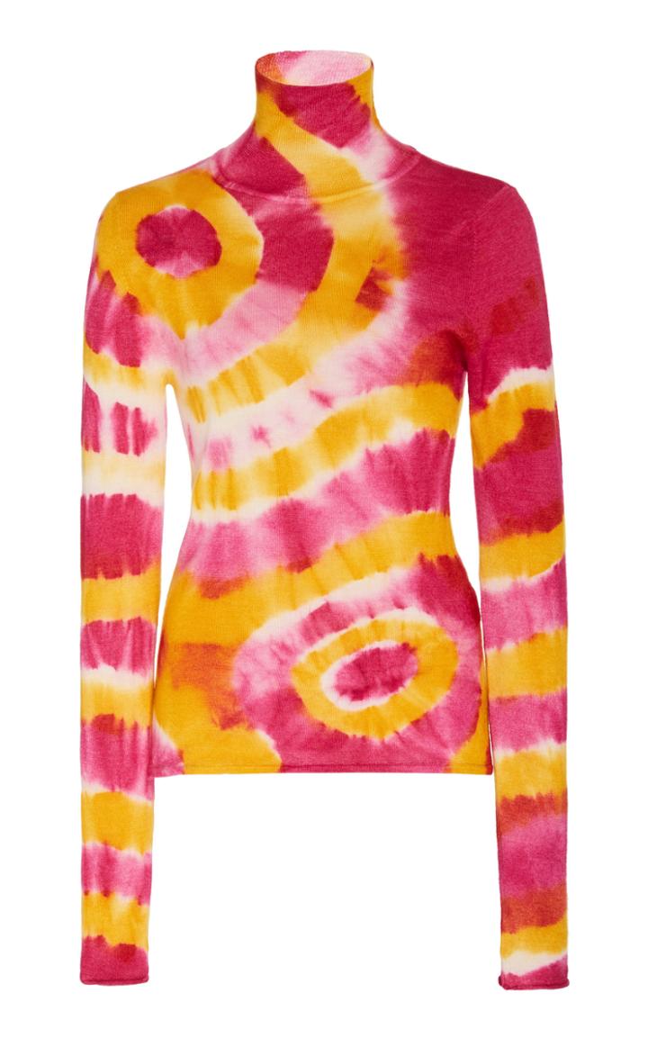 Prabal Gurung Cashmere Fitted Turtleneck Top