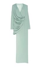Moda Operandi Marta Jakubowski Lotta Asymmetric Draped Tulle Dress Size: S