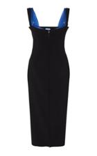 Mugler Sweetheart Neckline Midi Dress