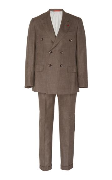 Isaia Sanita Double Breasted Suit