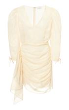Moda Operandi Rhode Piper Ruffled Voile Cotton Mini Dress Size: Xs
