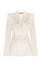 Moda Operandi Alex Perry Banks Duchess Silk Satin Blazer