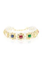 Sanjay Kasliwal Navratna 22k Gold And Gemstone Bracelet