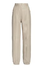 Piece Of White Alexa High-rise Leather Pants