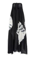 Anaak Raj Tye-dye Cotton Halterneck Maxi Dress