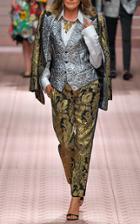 Dolce & Gabbana Fitted Jacquard Vest