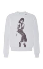 Off-white C/o Virgil Abloh Mj Printed Cotton Sweatshirt