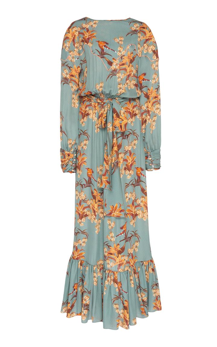Johanna Ortiz The Day Dreamer Silk Georgette Dress