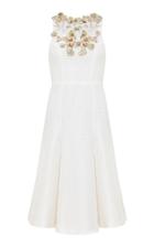Razan Alazzouni Embellished Open Back Midi Dress