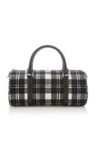Michael Kors Collection Macfarlane Tartan Eva Mini Satchel