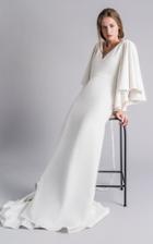 Moda Operandi Sophie Et Voila Oversized Ruffle Sleeve Gown