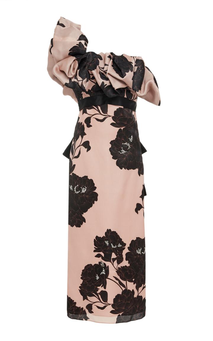 Johanna Ortiz Exclusive Prodigious Silk Floral Dress