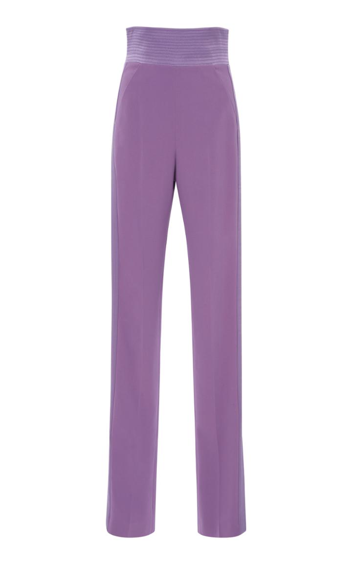 David Koma Side Panel High-rise Cady Pants
