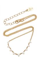 Carbon & Hyde Mini Starstruck 14k Gold And Diamond Necklace
