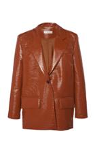 Eron Louise Powersuit Lacquer Structured Blazer