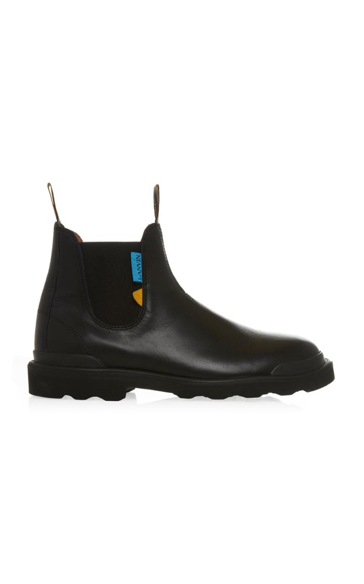 Lanvin Leather Chelsea Boots Size: 39