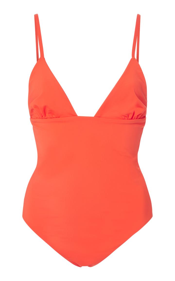 Mara Hoffman Virginia Plunge One Piece Swimsuit