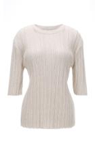 Moda Operandi Le17 Septembre Wrinkle-knit Cotton-blend Top