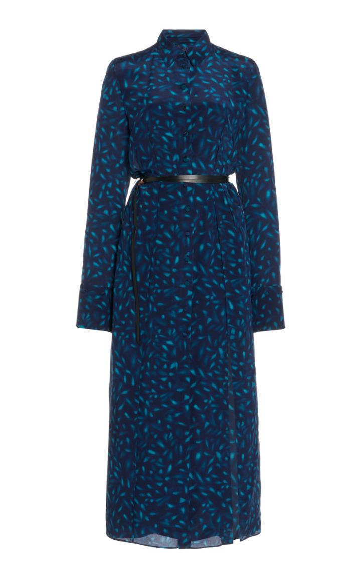Moda Operandi Altuzarra Edith Belted Silk Shirt Dress