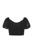 Giambattista Valli Silk Off-the-shoulder Top